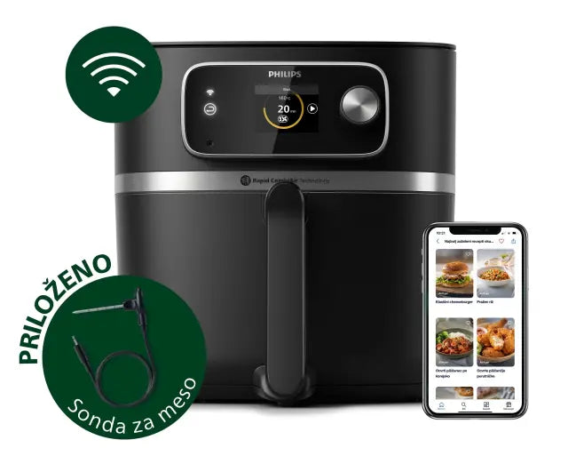 Friteza na vrući zrak Philips HD9880/90 Airfryer XXL