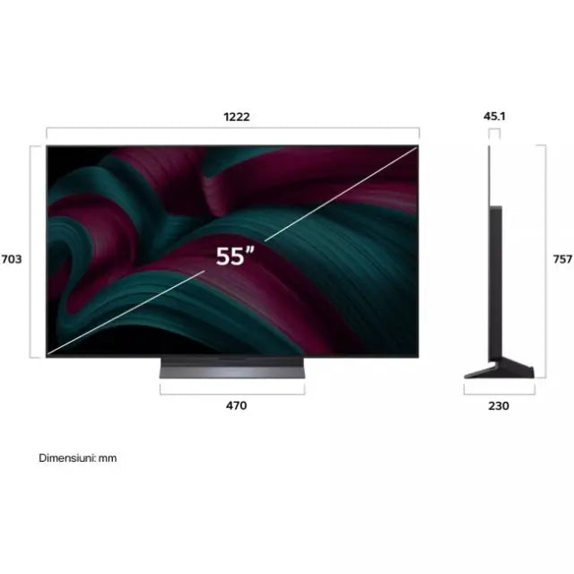 LG OLED55C51LA 139.7cm (55"), OLED, 4K UHD 120Hz, Smart TV, webOS
