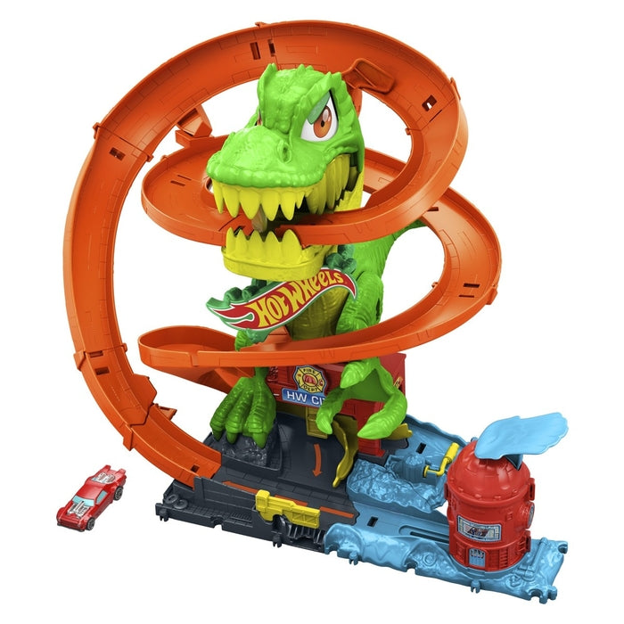 HOT WHEELS City, set za igru, T-Rexov vatreni napad