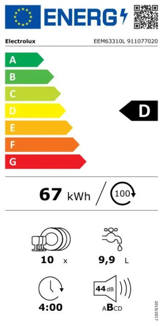 Perilica posuđa ugradbena Electrolux EEM63310L