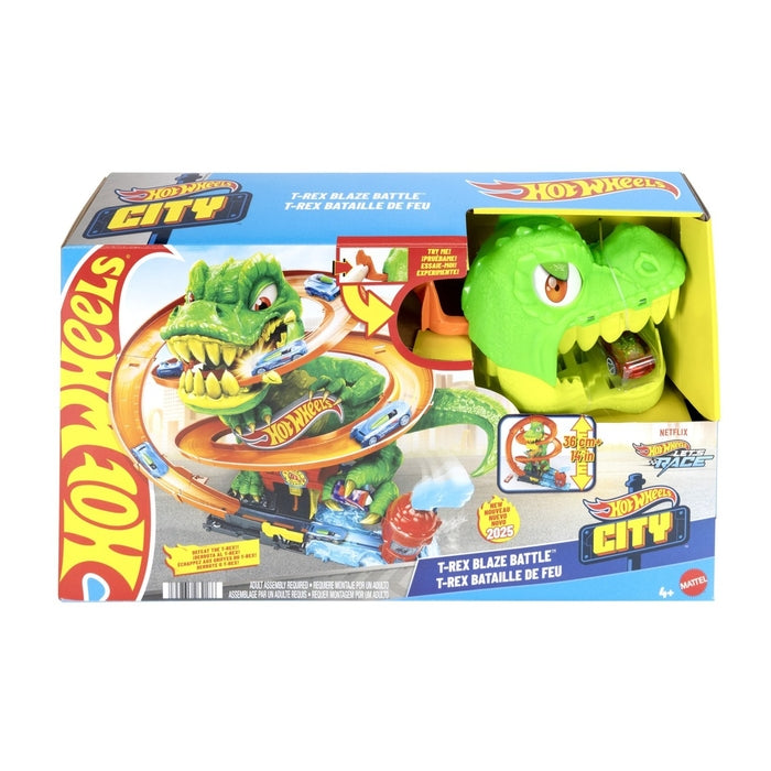 HOT WHEELS City, set za igru, T-Rexov vatreni napad