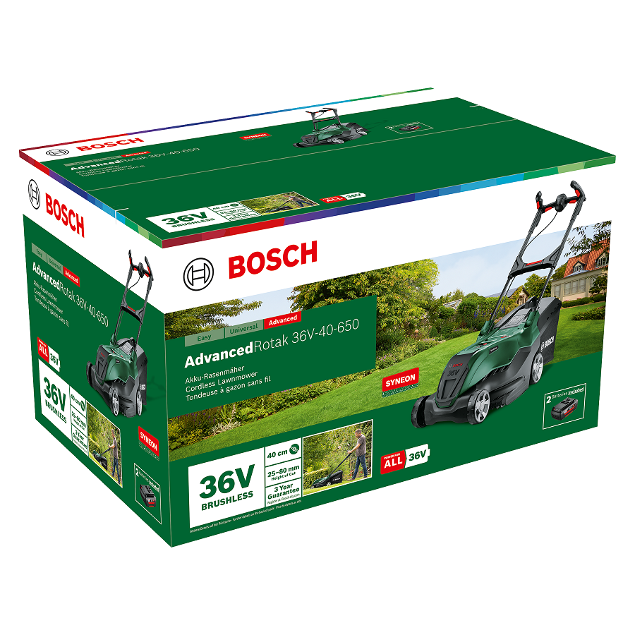BOSCH akumulatorska kosilica  AdvancedRotak 36V-40-650 - sa dvije baterije