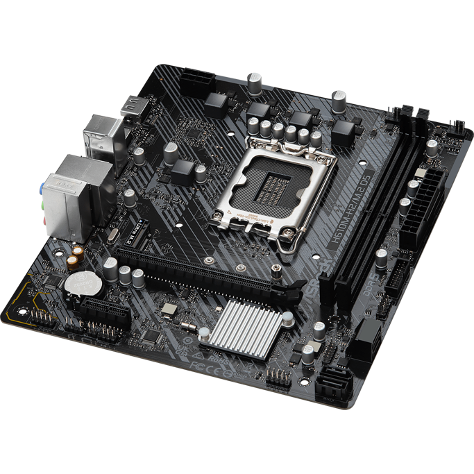ASRock H610M-H2/M.2 D5, Intel H610, LGA 1700, DDR5, mATX, 90-MXBML0-A0UAYZ