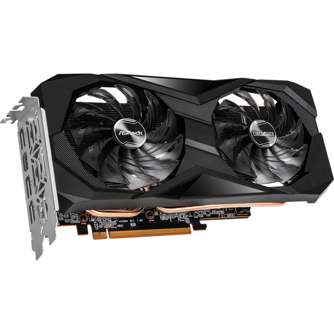 Asrock RX7600 Challenger OC, 8GB GDDR6, AMD Radeon, RX7600 CL 8GO, 90-GA41ZZ-00UANF