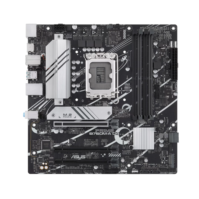 ASUS Prime B760M-A D4 CSM, Intel B760, LGA 1700, DDR4, mATX, 90MB1D00-M1EAYC