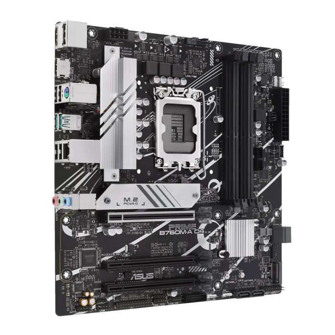 ASUS Prime B760M-A D4 CSM, Intel B760, LGA 1700, DDR4, mATX, 90MB1D00-M1EAYC