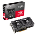 ASUS RX7600 OC, DUAL-RX7600-O8G-EVO, 8GB GDDR6, AMD Radeon, 90YV0LD0-M0NA00