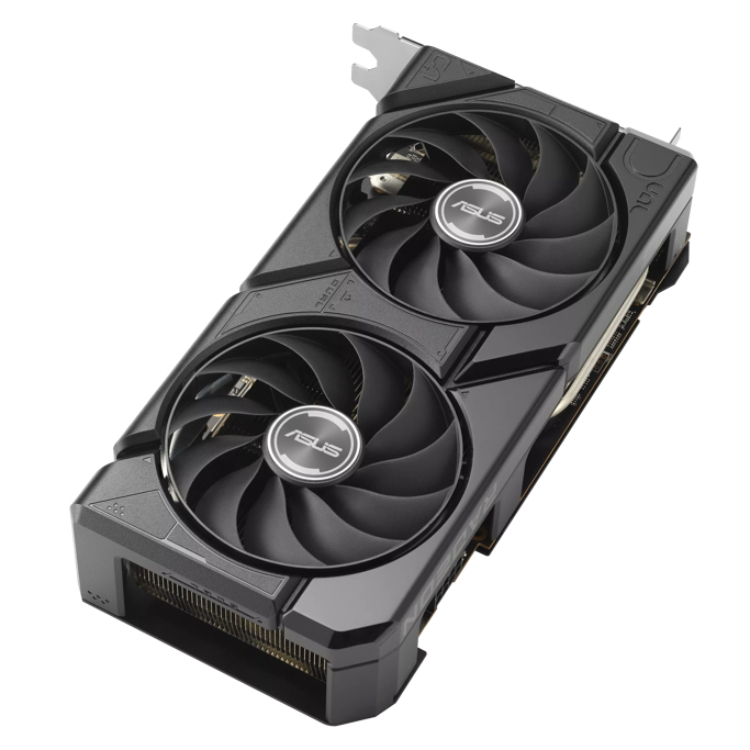 ASUS RX7600 OC, DUAL-RX7600-O8G-EVO, 8GB GDDR6, AMD Radeon, 90YV0LD0-M0NA00