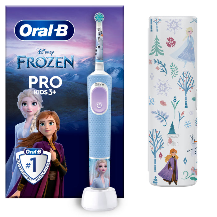 ORAL-B Pro kids Frozen, električna četkica za zube, s putnom torbicom