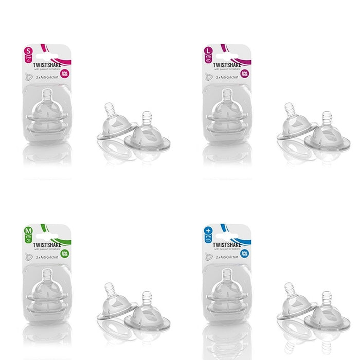 TWISTSHAKE Anti-colic Teat Small, sisač, plus 6+m