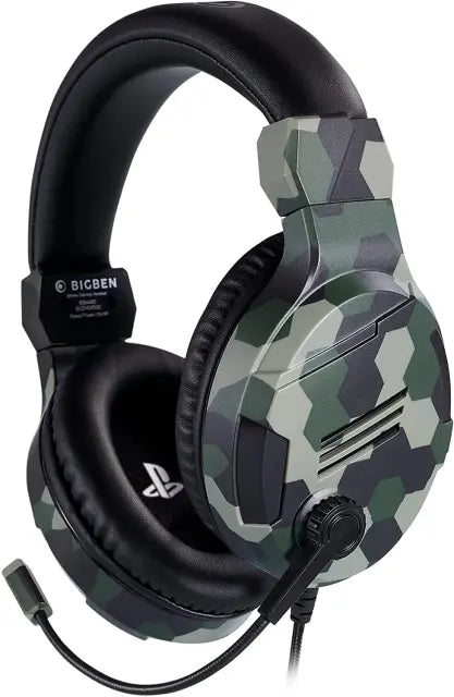 NACON Bigben PS4 Stereo Gaming slusalice v3 Camo Green