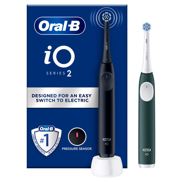 ORAL-B iO2 Duo, električna četkica za zube, crna i zelena