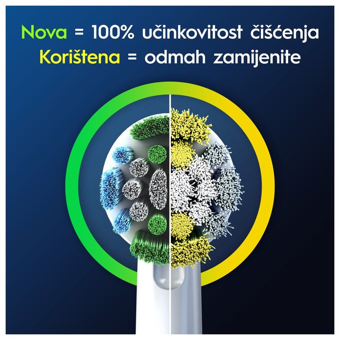 ORAL-B EB 20-4 Precision Clean, zamjenske glave za četkicu, 4 kom