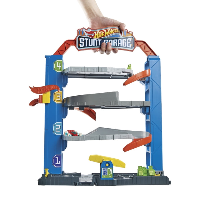 HOT WHEELS, garaža, za skakanje i spuštanje