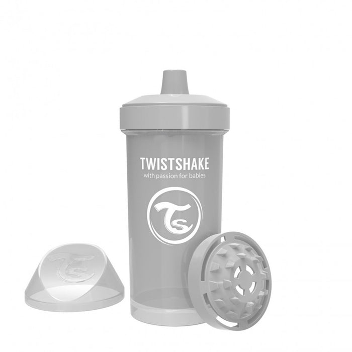 TWISTSHAKE, dječja boca, pastel siva 12+m, 360 ml
