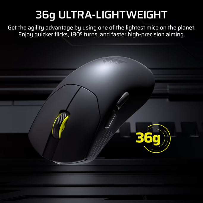 Corsair bežični miš SABRE V2 Pro Ultralight Wireless, White, CH-931G001-WW