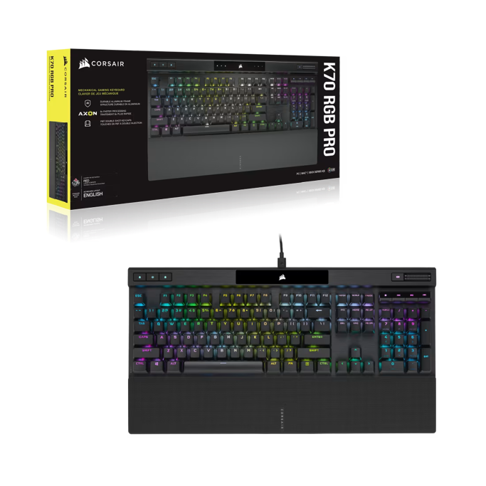 Corsair žična tipkovnica K70 RGB PRO, Gaming, Cherry MX Speed