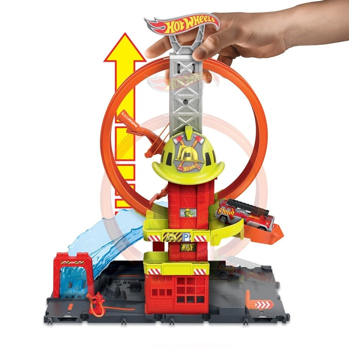 HOT WHEELS City vatrogasna stanica, set