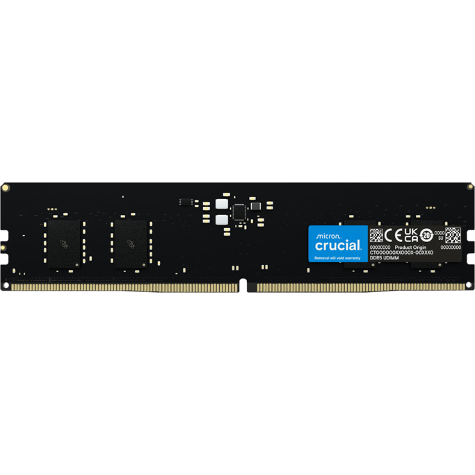DDR5 16GB (1x16) Crucial, 5600MHz, CL46, CT16G56C46U5