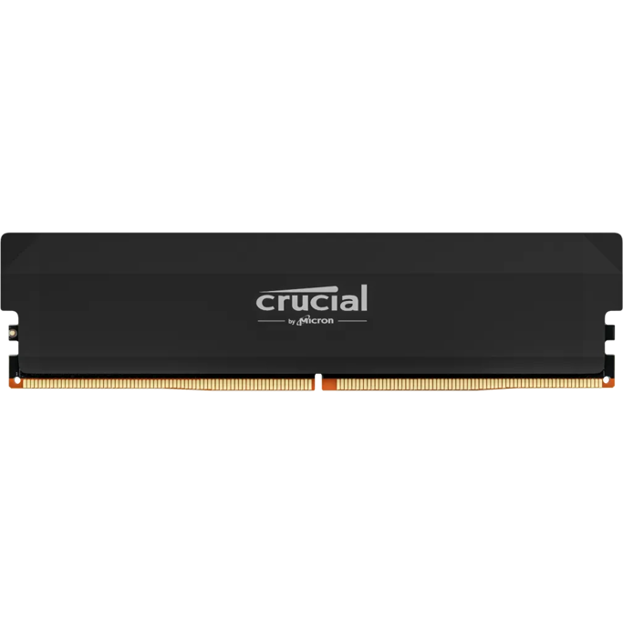 DDR5 16GB (1x16) Crucial, 6400MHz, CL38, Pro OC, Black, Intel XMP/AMD Expo, CP16G64C38U5B