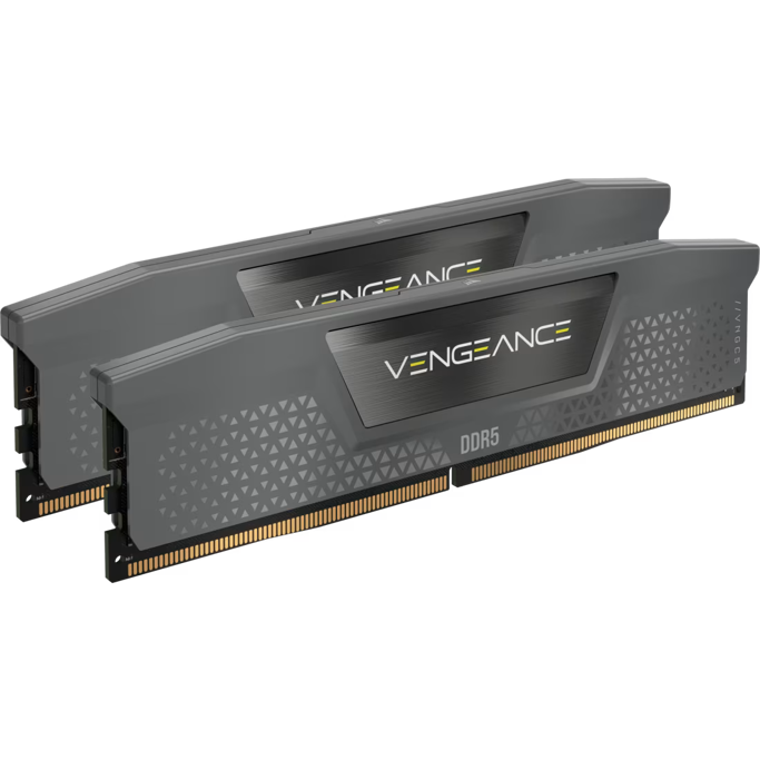 DDR5 32GB (2x16) Corsair 6000MHz, CL38, Vengeance, Grey, Intel XMP/AMD Expo, CMK32GX5M2B6000Z38