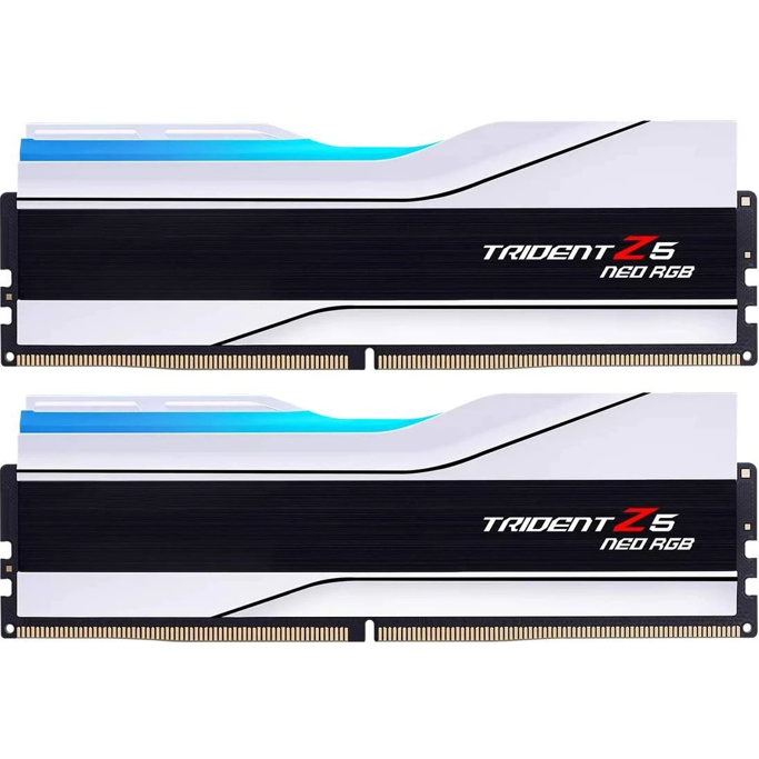 DDR5 64GB (2x32) G.Skill, 6000MHz, CL30, Trident Z5 Neo RGB, White, AMD Expo, F5-6000J3036G32GX2-TZ5NRW