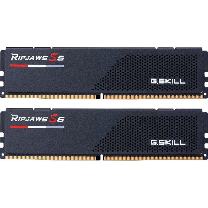 DDR5 64GB (2x32) G.Skill, 6000Mhz, CL36, Ripjaws S5, Intel XMP/AMD EXPO, F5-6000J3636F32GX2-RS5K