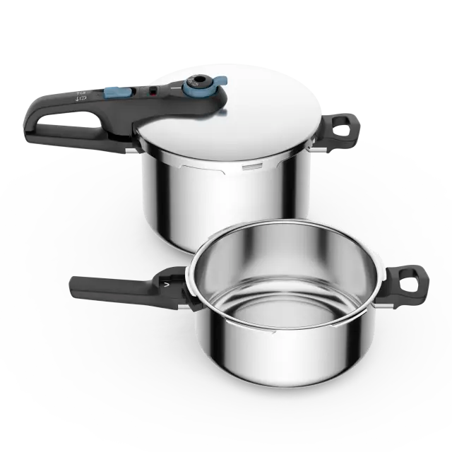 Express lonac Tefal P2584301 Secure Trendy Aqua Blue 4L+6L SET