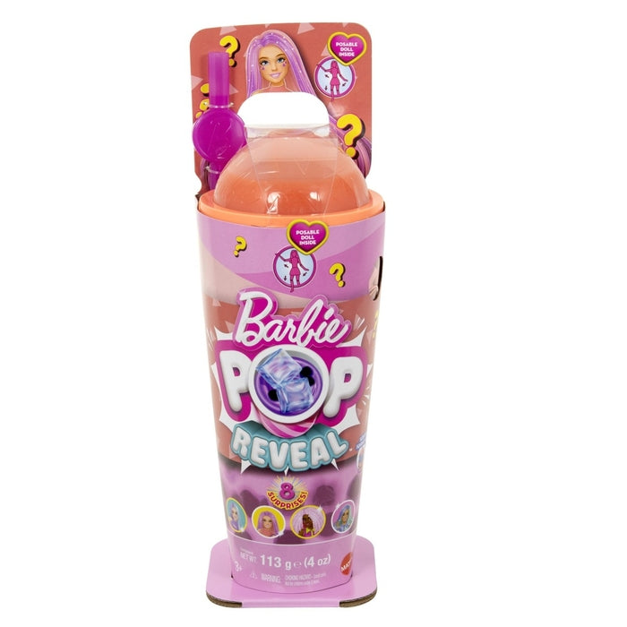 BARBIE Pop Reveal, lutka, mango bubble tea