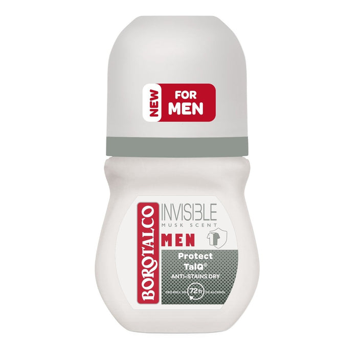 BOROTALCO Men Invisible Musk, deo roll-on, 50 ml