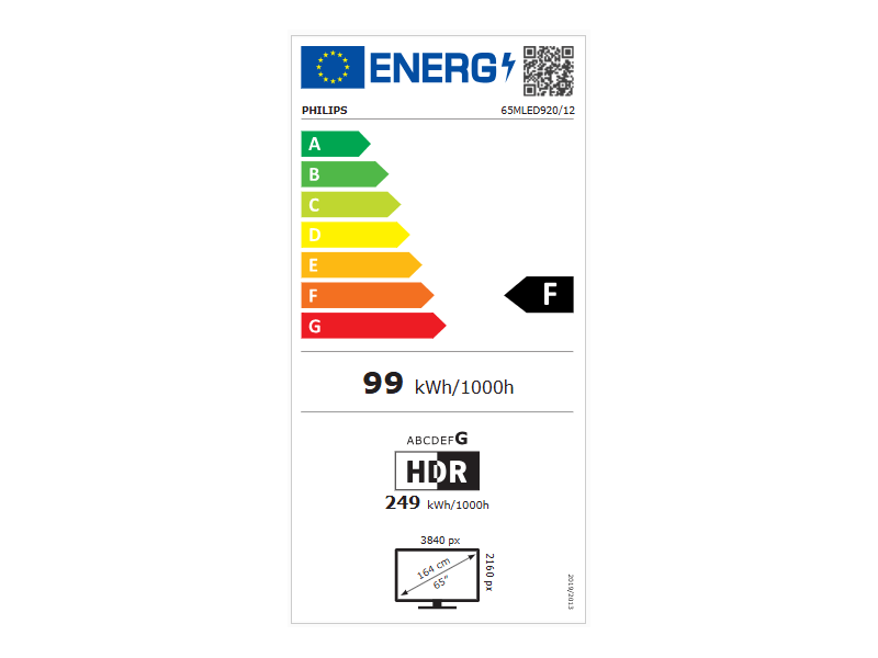 PHILIPS QD MiniLED TV 65MLED820/12