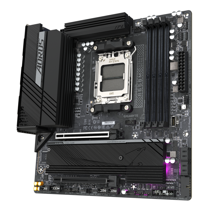 Gigabyte B650M Aorus Elite, AMD B650, AM5, DDR5, mATX