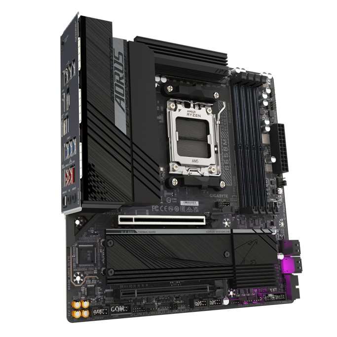 Gigabyte B650M Aorus Elite, AMD B650, AM5, DDR5, mATX