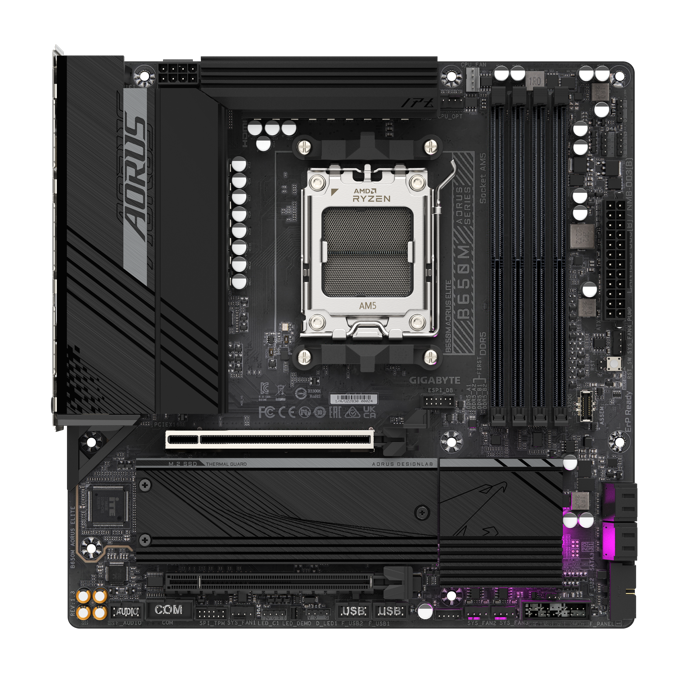 Gigabyte B650M Aorus Elite, AMD B650, AM5, DDR5, mATX