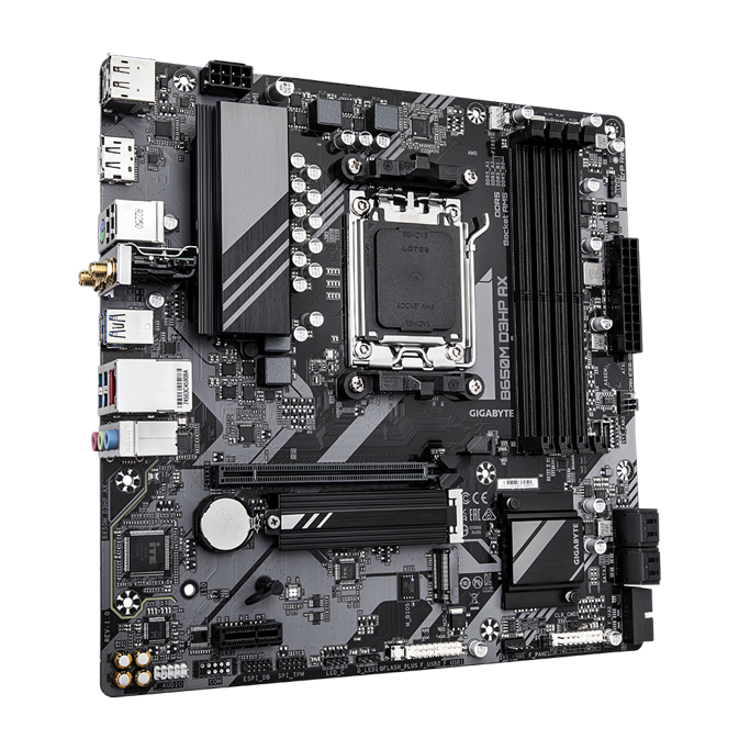 Gigabyte B650M D3HP AX, WIFI, AMD B650, AM5, DDR5, mATX