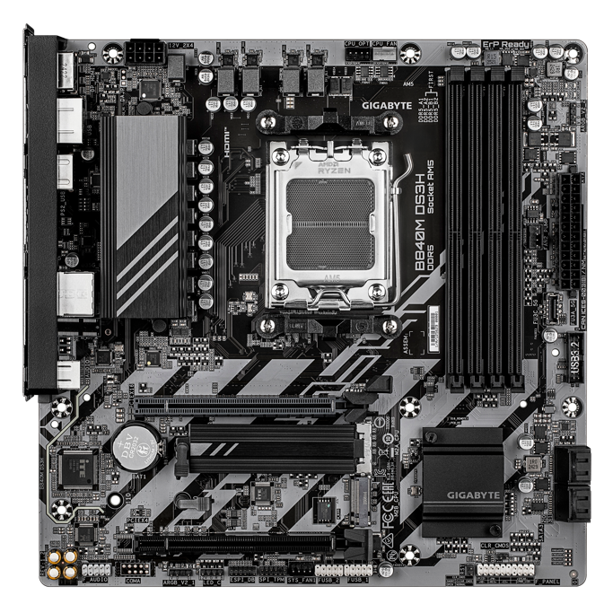 Gigabyte B840M DS3H, AMD B840, AM5, DDR5, mATX