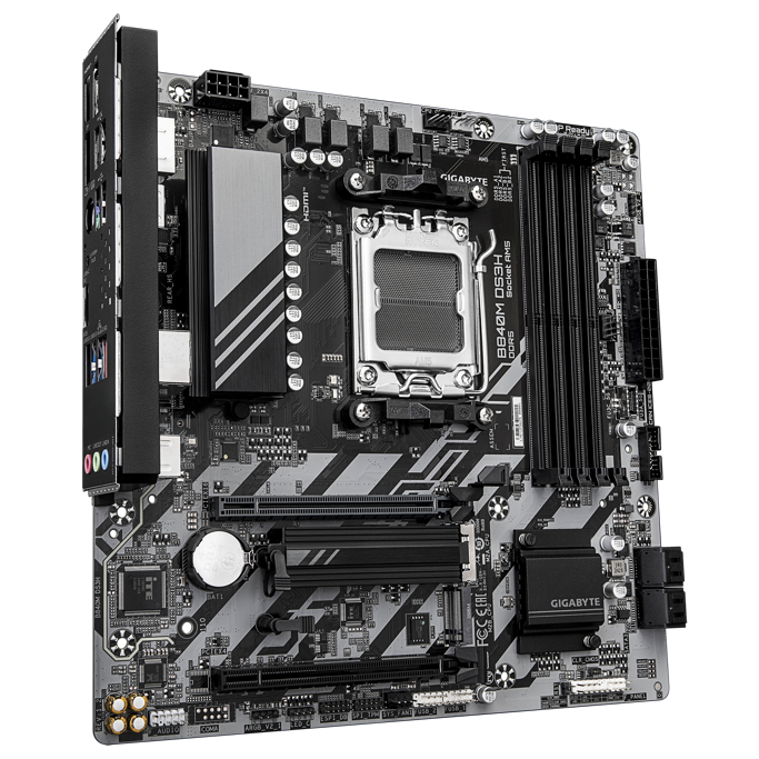 Gigabyte B840M DS3H, AMD B840, AM5, DDR5, mATX