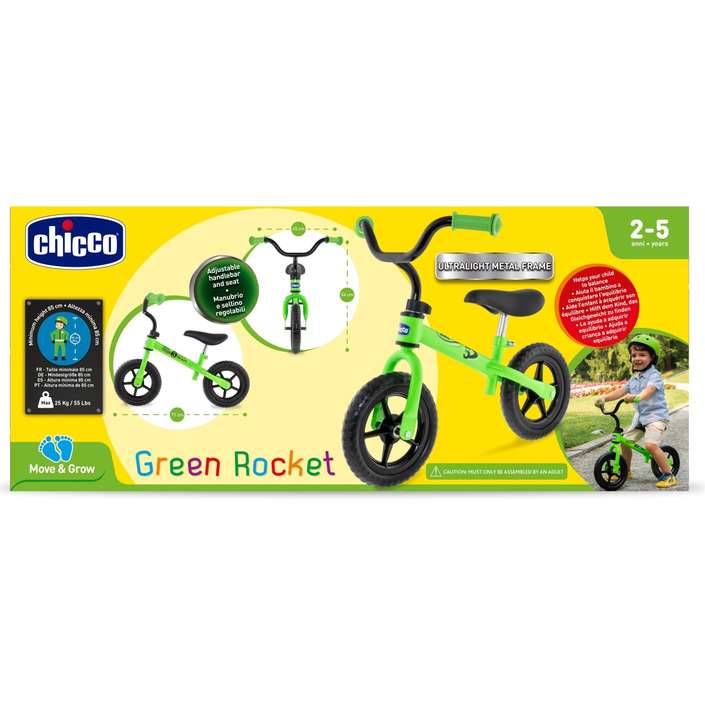 CHICCO bicikl bez pedala Green Rocket 0171605