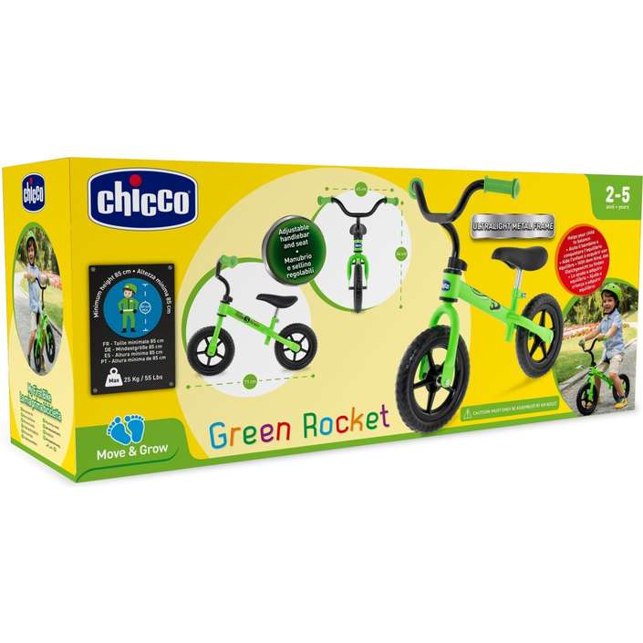 CHICCO bicikl bez pedala Green Rocket 0171605