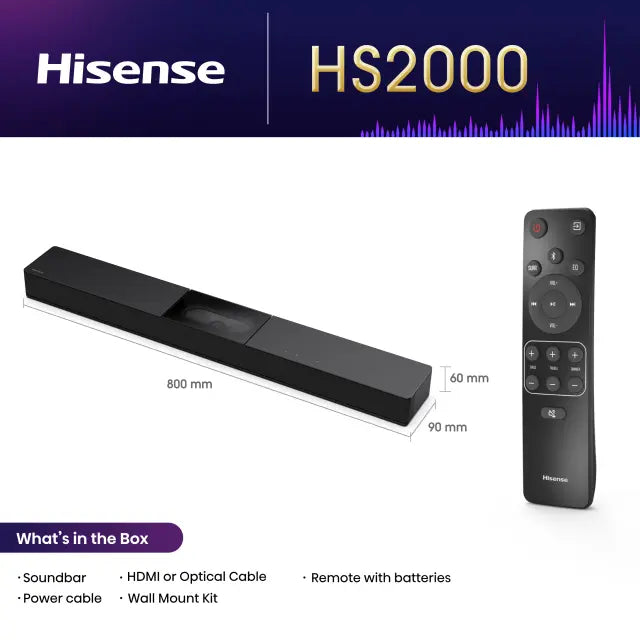 Soundbar Hisense HS2000