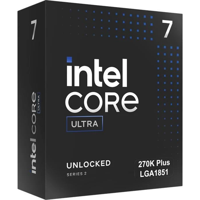 Intel Core Ultra 7 270K Plus, BOX, 3.7GHz, 36MB, 125W, LGA1851, BX80768270KSA4V6