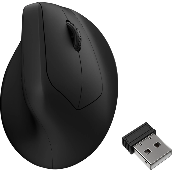 Keychron ergonomski bežični miš M5, Bluetooth/2.4GHz, Black, M5-A29