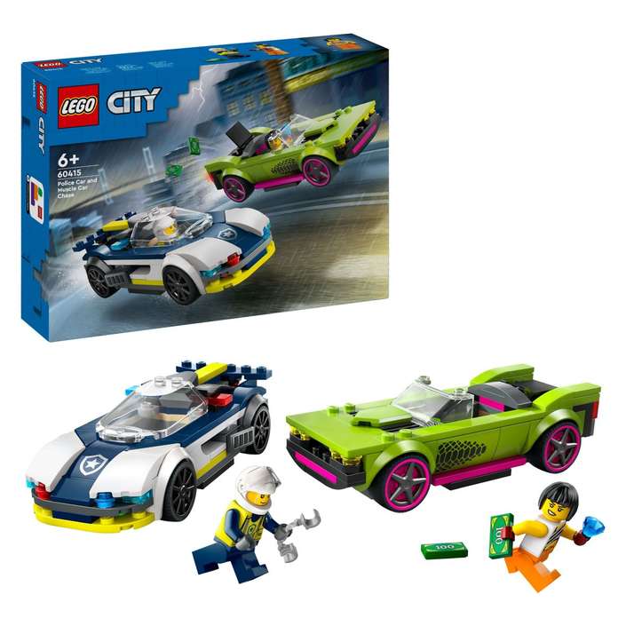 LEGO® CITY 60415 Utrka policijskog i sportskog auta