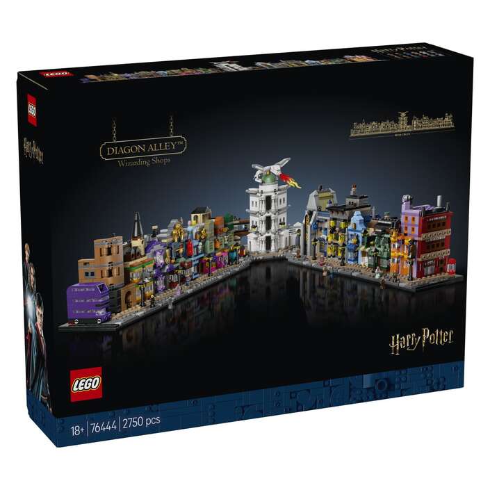 LEGO® HARRY POTTER™ 76444 Zakutna ulica™ s čarobnjačkim trgovinama