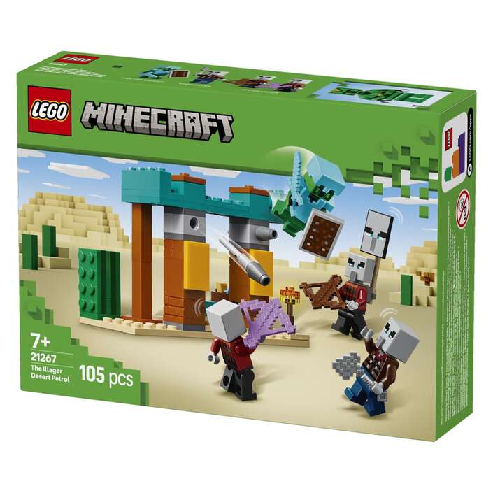 LEGO® MINECRAFT® 21267 Illageri u pustinjskoj patroli