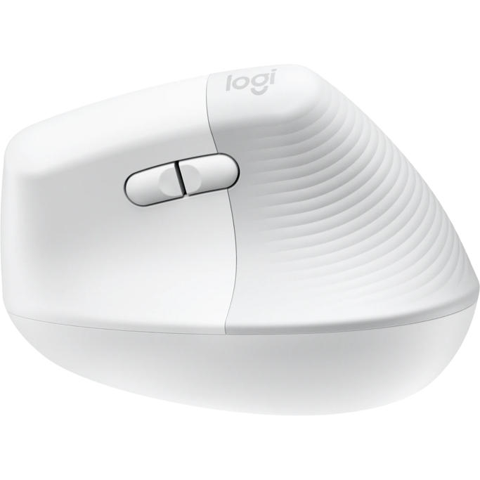 Logitech bežični miš Lift, Ergonomski, White, 910-006496