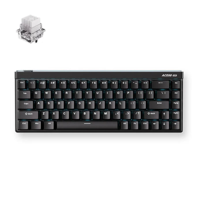MCHOSE Hall Effect žičana tipkovnica Ace 68 Air (Ultra Esports), magnetic switch, RGB, Black, HR znakovi, MC-Ace68Air-10