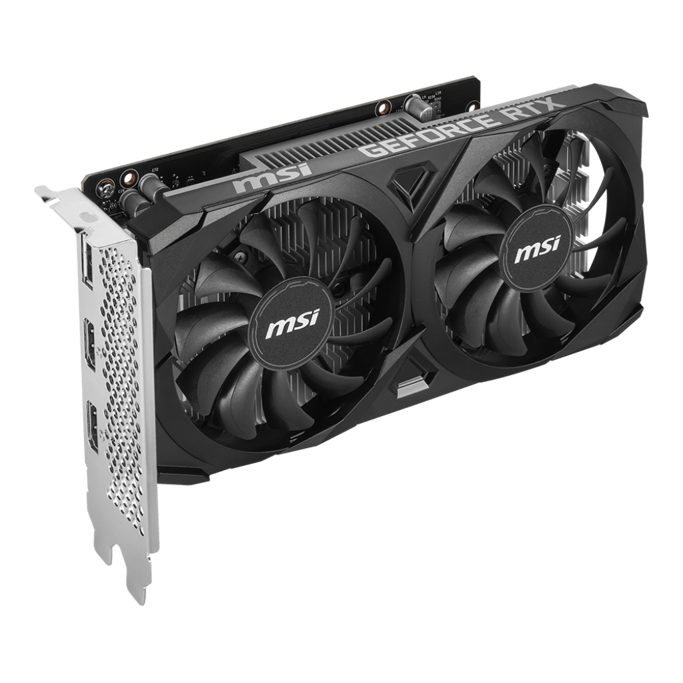 MSI RTX3050 Ventus 2X E 6G OC, 6GB GDDR6, NVIDIA GeForce, V812-055R