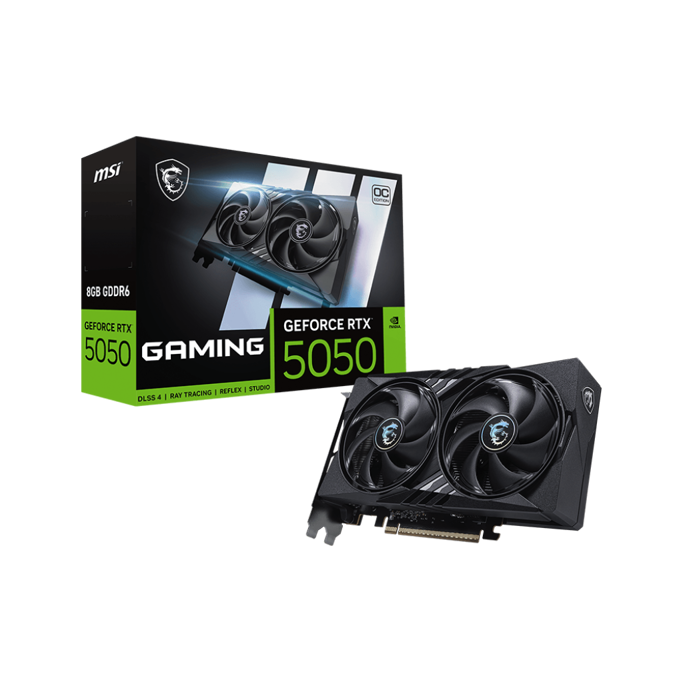 MSI RTX5050 Gaming OC, 8GB GDDR6, NVIDIA GeForce, V538-001R