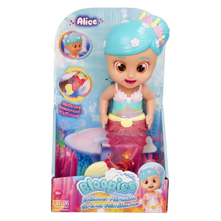 BLOOPIES lutka sirena Shimmer Mermaids Alice 917309